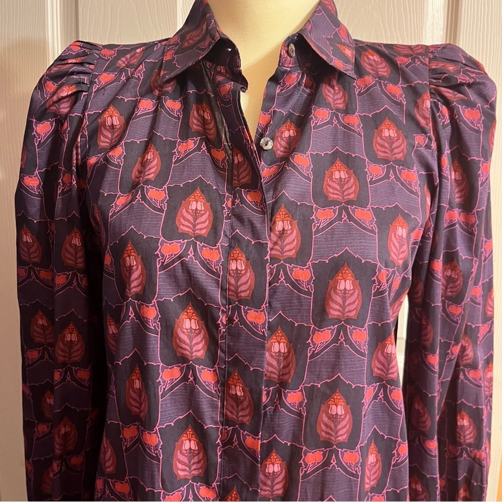 Laroque Elegant Long Sleeve Floral Dress - Picture 3 of 15
